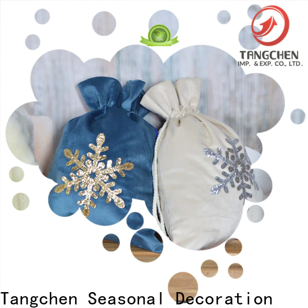 Latest small gift sacks fabric company for home decoration