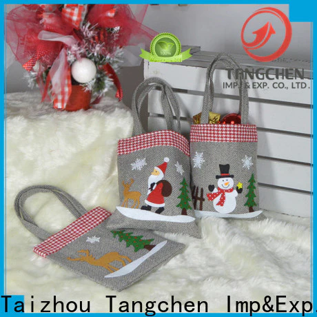 Tangchen snowman santa sack gift bags Supply for home