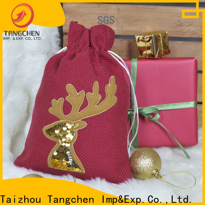 Tangchen New santa sack gift bags for business for christmas