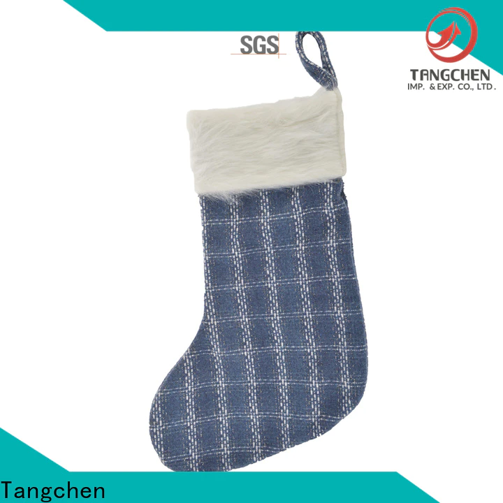 Tangchen Custom monogrammed christmas stockings company for holiday decoration