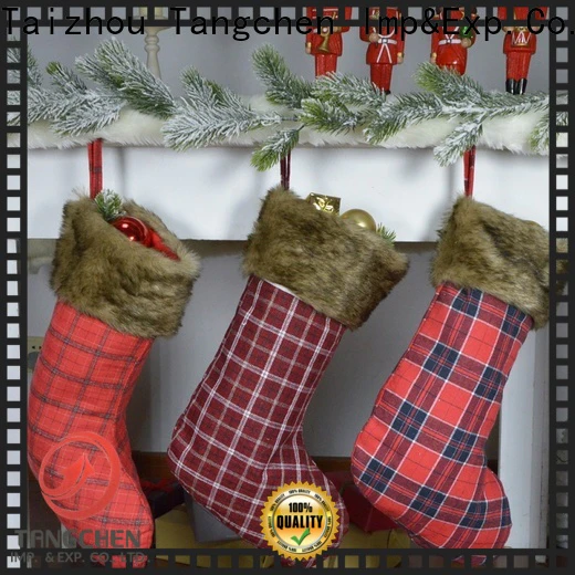 Tangchen Latest custom christmas stockings for business for home decoration