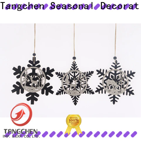 Tangchen Custom gold christmas ornaments factory for wedding