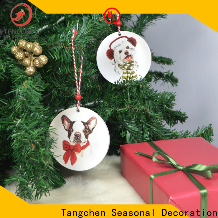 Tangchen burgundy wooden christmas tree company for christmas