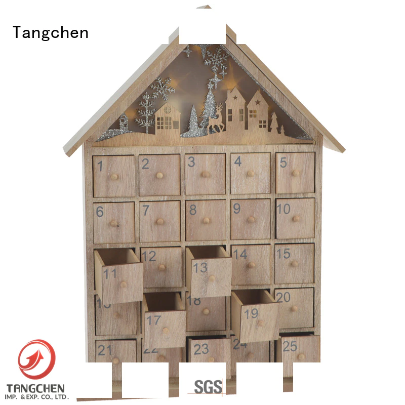Tangchen party wooden christmas advent calendar Supply for wedding