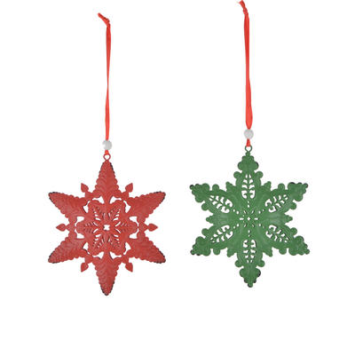 Christmas tree decoration attractive designs metal snowflake