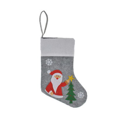 Christmas stocking hanger Lovely snowman pattern Hanging in Xmas Tree Home Restaurant Hotel Decorations