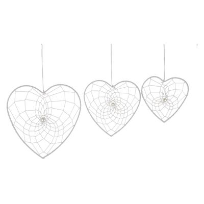 Hand made metal heart hanging wedding tree and wall decoration