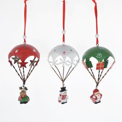 Metal fire ballon hanging Christmas wall hanger  pendant