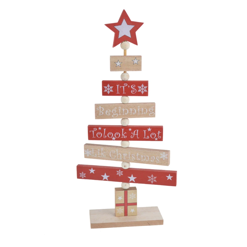 DIY christmas tree decoration table ornaments