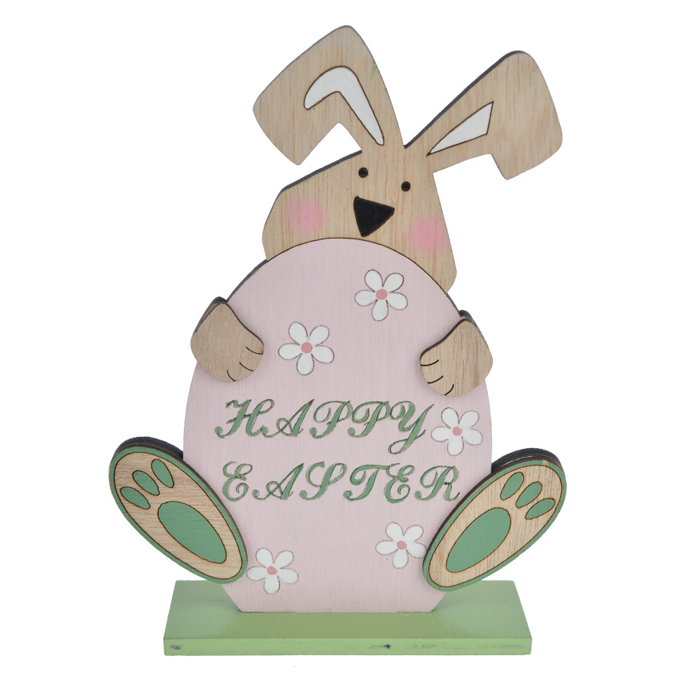 wooden rabbit decor bunny ornament for sale