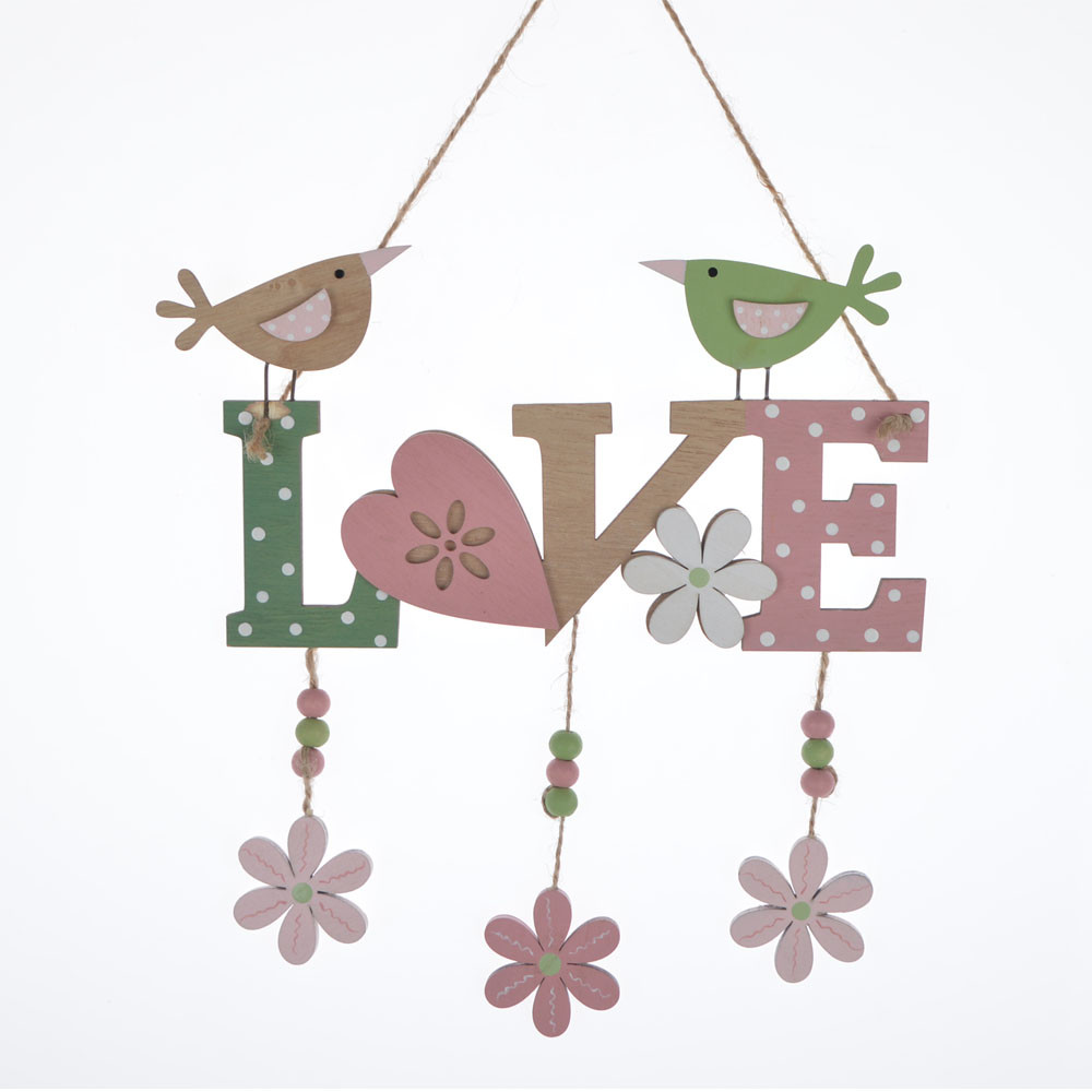 Love Sign DIY wedding decoration Wall hanging wooden letters