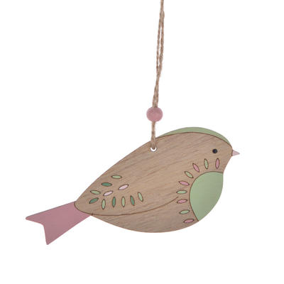 hanging decoration laser cut wood craft birds design