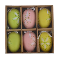 handpainted eggs plastic Easter Egg for Hanging Festival Ornament