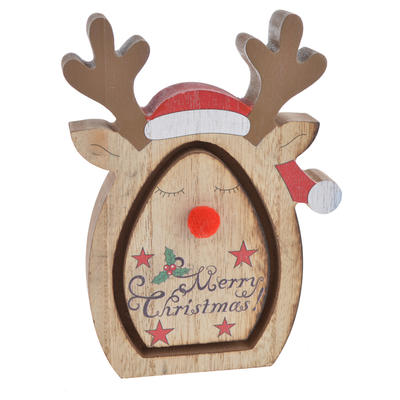 merry christmas custom wooden deer ornament decorations