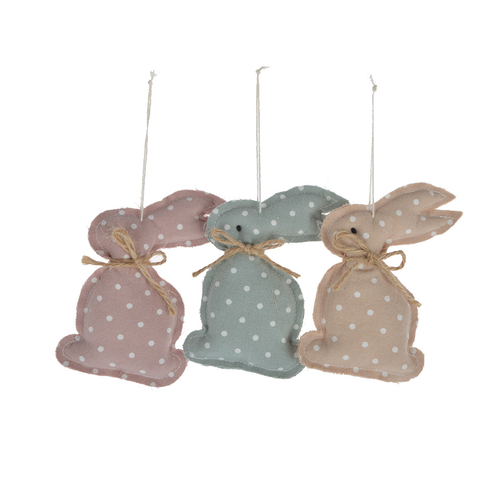cartoon design fabric rabbit shape hand sewing kids favorite gifts easter wall hanger ornament