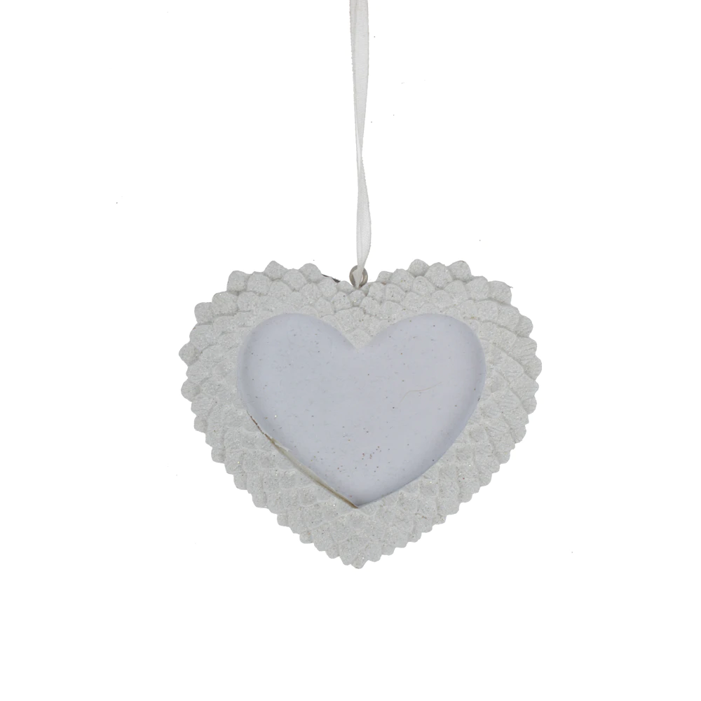 resin heart love shaped picture frame hanger home wall ornament