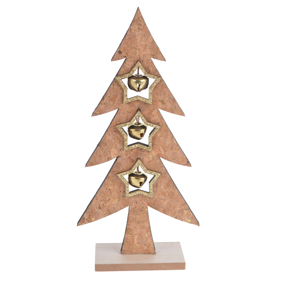 House Table Decor Wooden Christmas Tree Display Decorative