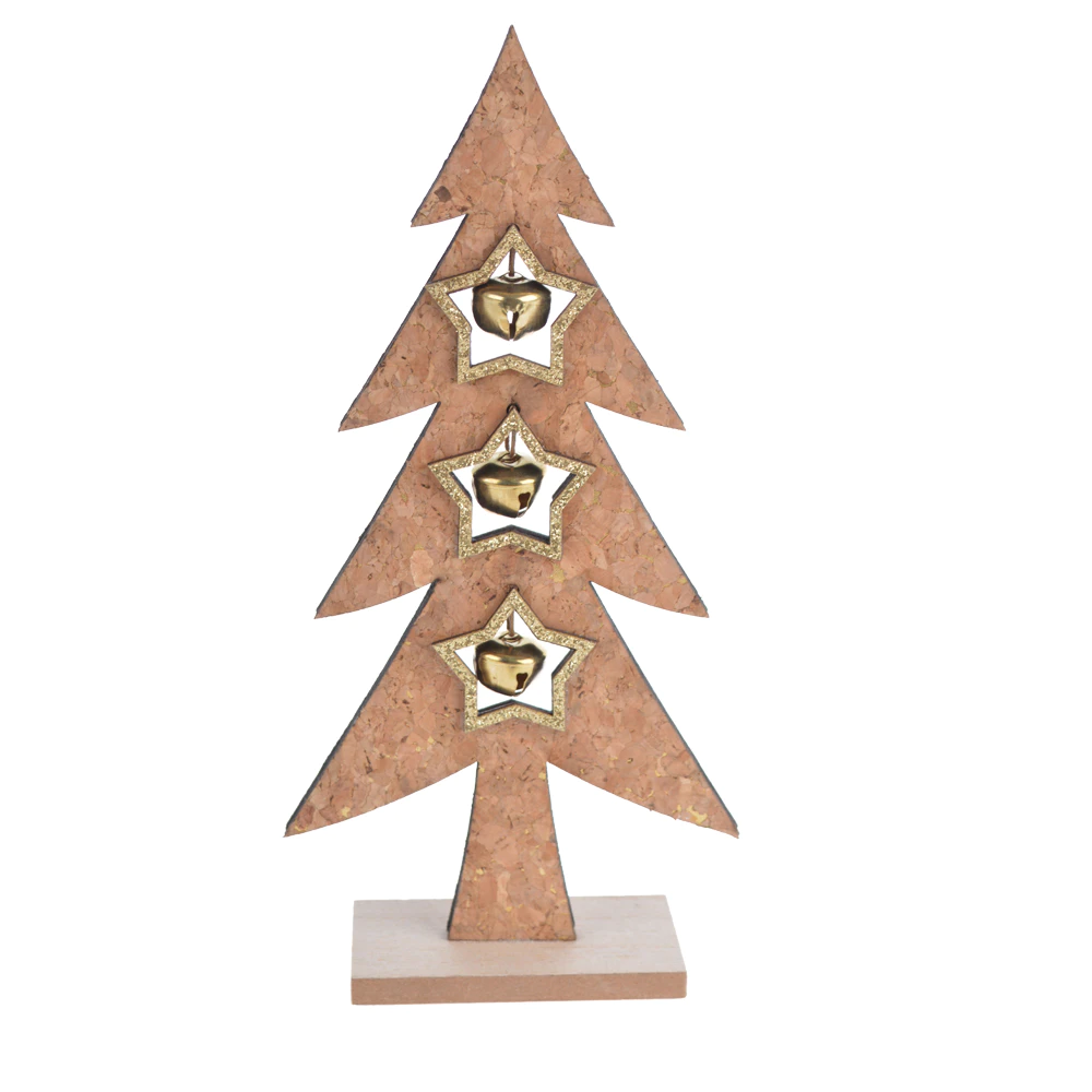 House Table Decor Wooden Christmas Tree Display Decorative