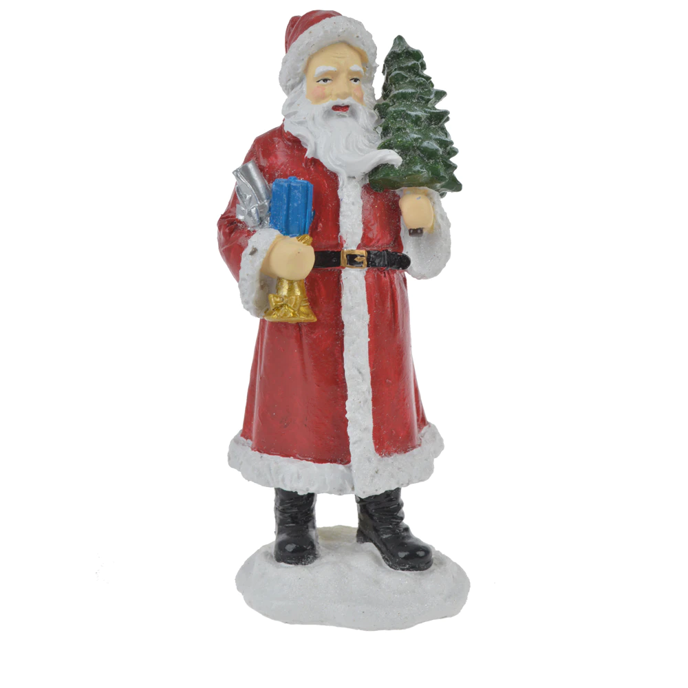 Factory Anniversary santa with tree figurine festival gift craft