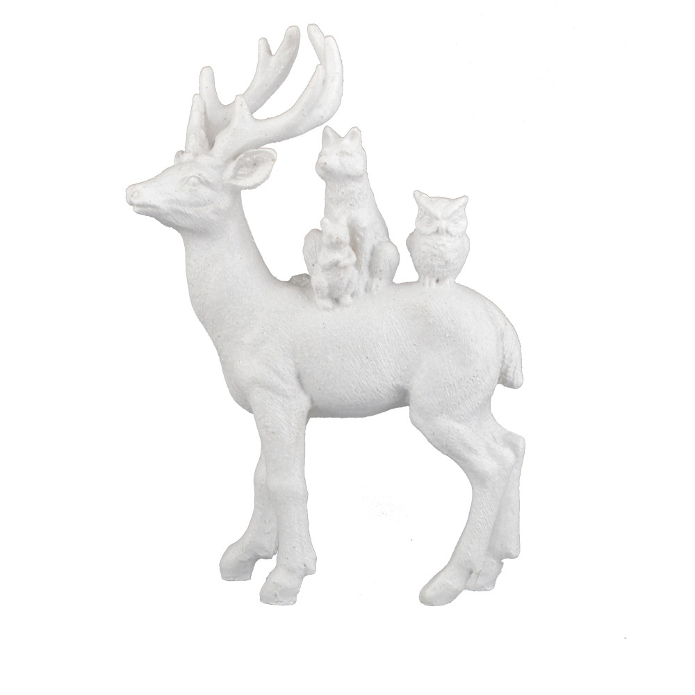 factory resin deers figurine statue home office decor statues