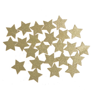 wooden star shaped scatter for wedding, christmas and celebration