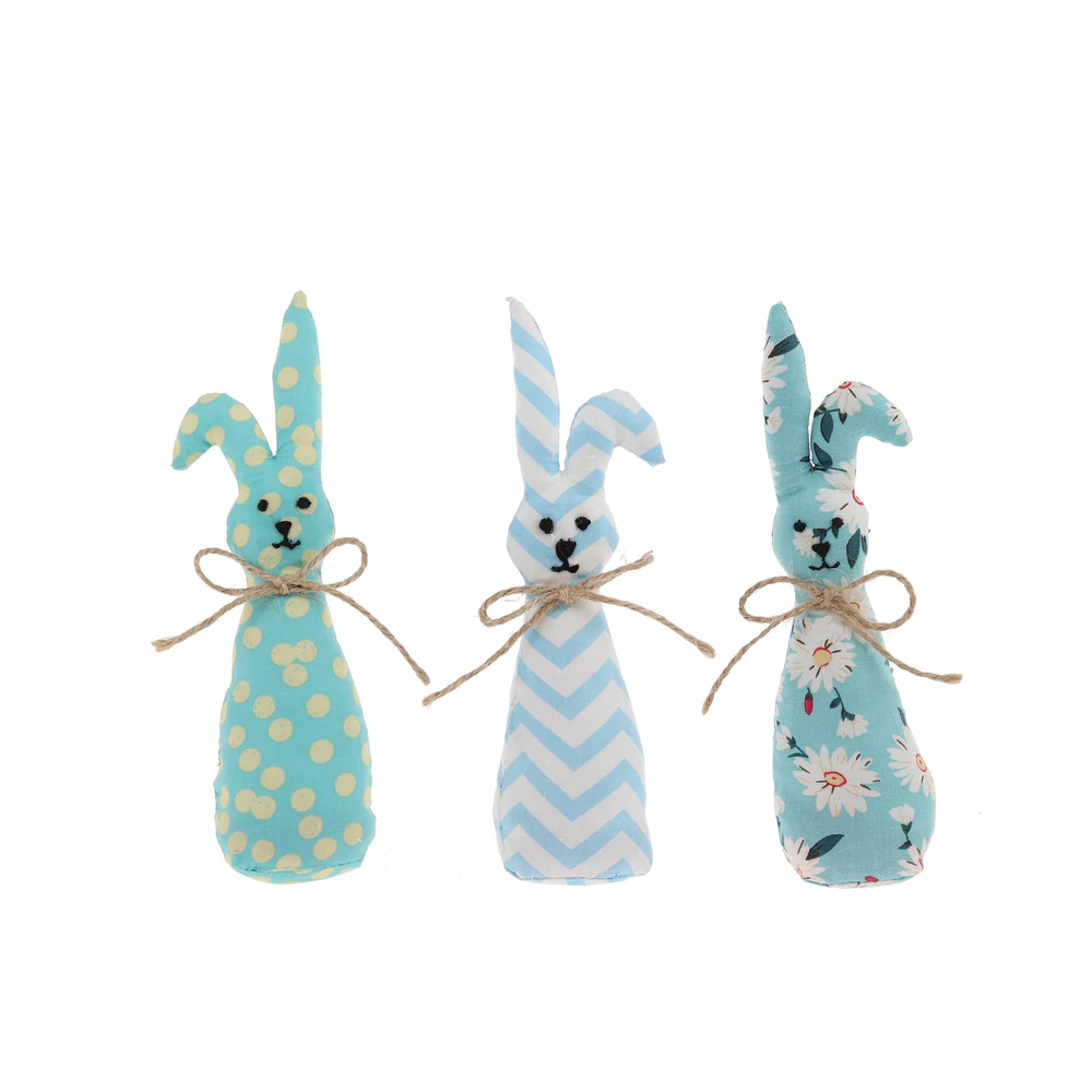cute rabbit with yellow polka dot accent Easter bunny decoration