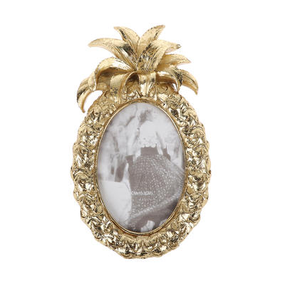 Wholesale Retro Gold Photo Frame In The Shape of a Pineapple Wedding Decorations Desk Rahmen For Home Decor