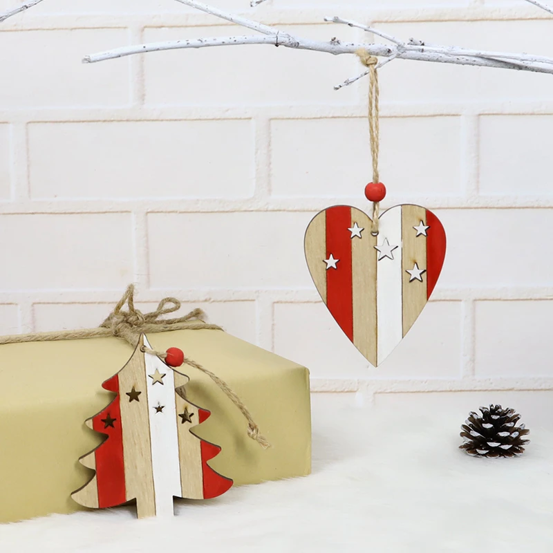 Wooden Christmas hanging decoration