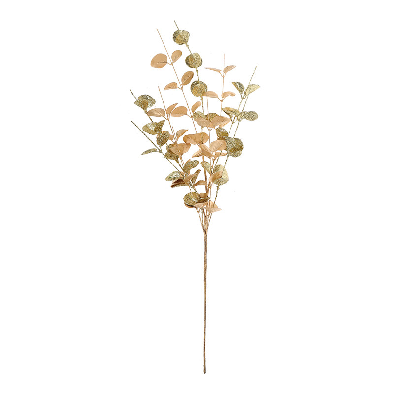 Gold Leaf Tree Christmas Tree Branches DIY Wedding Ornament Home Decoration Floral Artificial Tree Branches Christmas