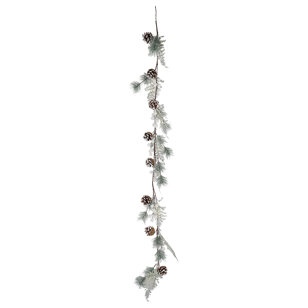 DIY Simple Xmas garland Door Hanging Decor Chic Artificial Pine Cone Wreath
