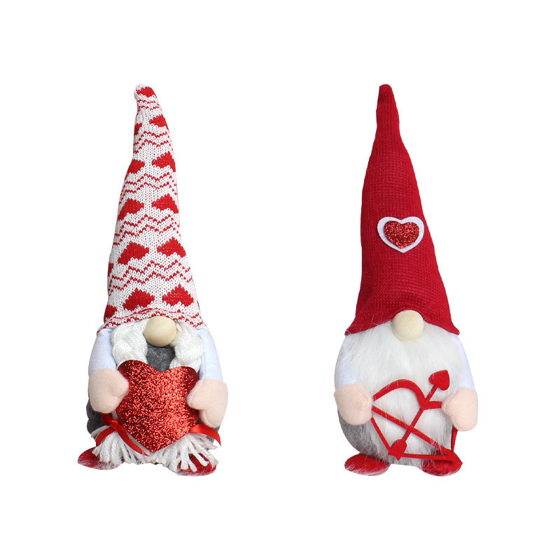 Valentine's Day Gnome Plush Dolls Decorations Supplier Valentines Day Gifts for Women