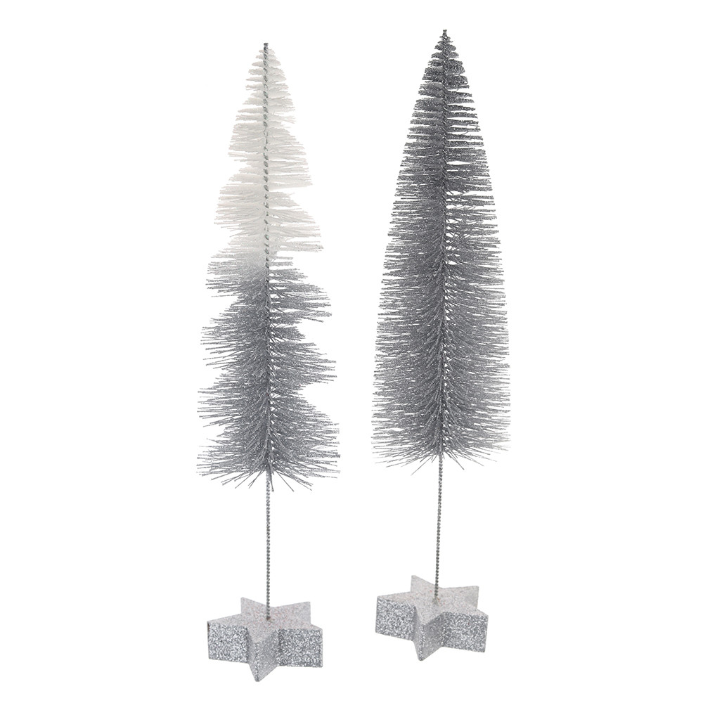 Christmas Bottle Brush Tree Tabletop Trees for Miniature Scenes Christmas Crafting