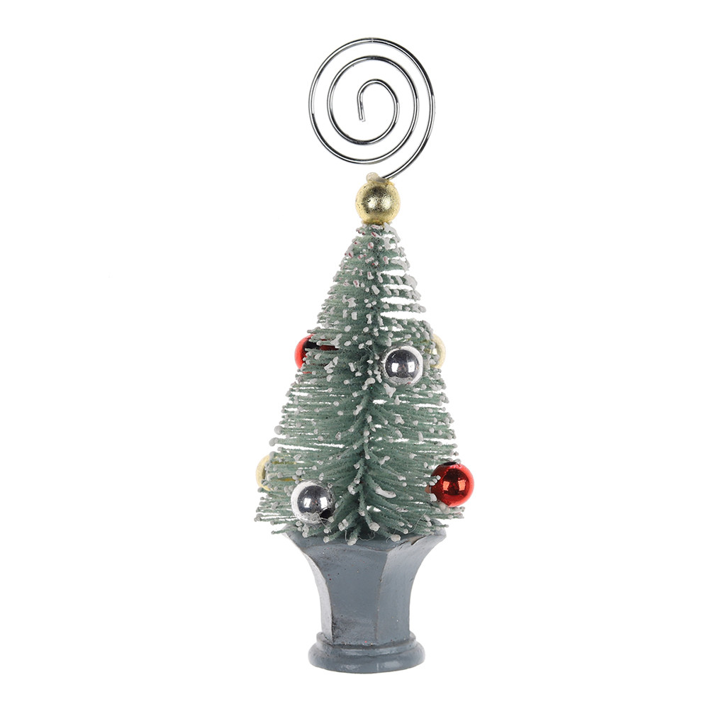 Mini Christmas Trees with Lights Bottle Brush Trees