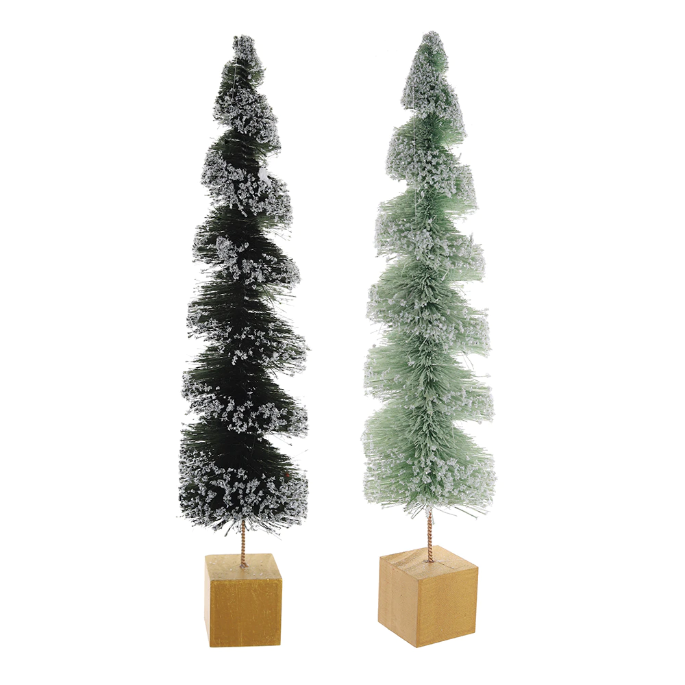 Artificial Christmas bottle brush Tree for Tabletop Decorations