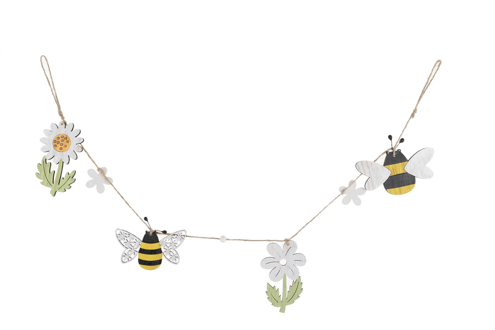 Easter Wooden Bee Pendant Home Decorations