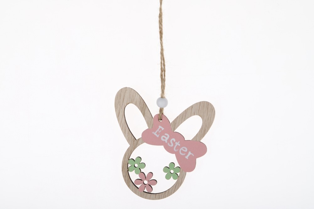 Easter Wooden Bunny Hanging Ornaments Easter Pendant Party Decorations Home Decorations Craft Supplier