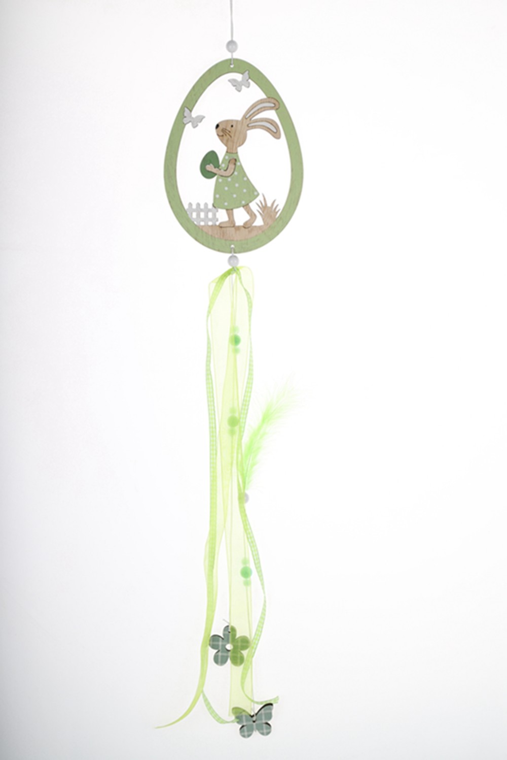 Easter Green Bunny  Pendant String Spring Decorative Holiday  Room Decor Party Decorations