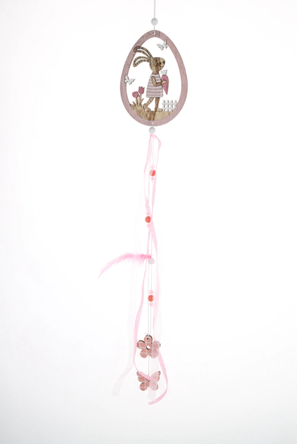 Easter Pink Bunny  Pendant String Spring Decorative Holiday  Room Decor Party Decorations