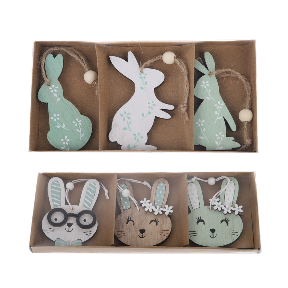 Custom Color Easter Spring Kids Gifts Party Decorations Wall Pendants Plush Bunny Hanging