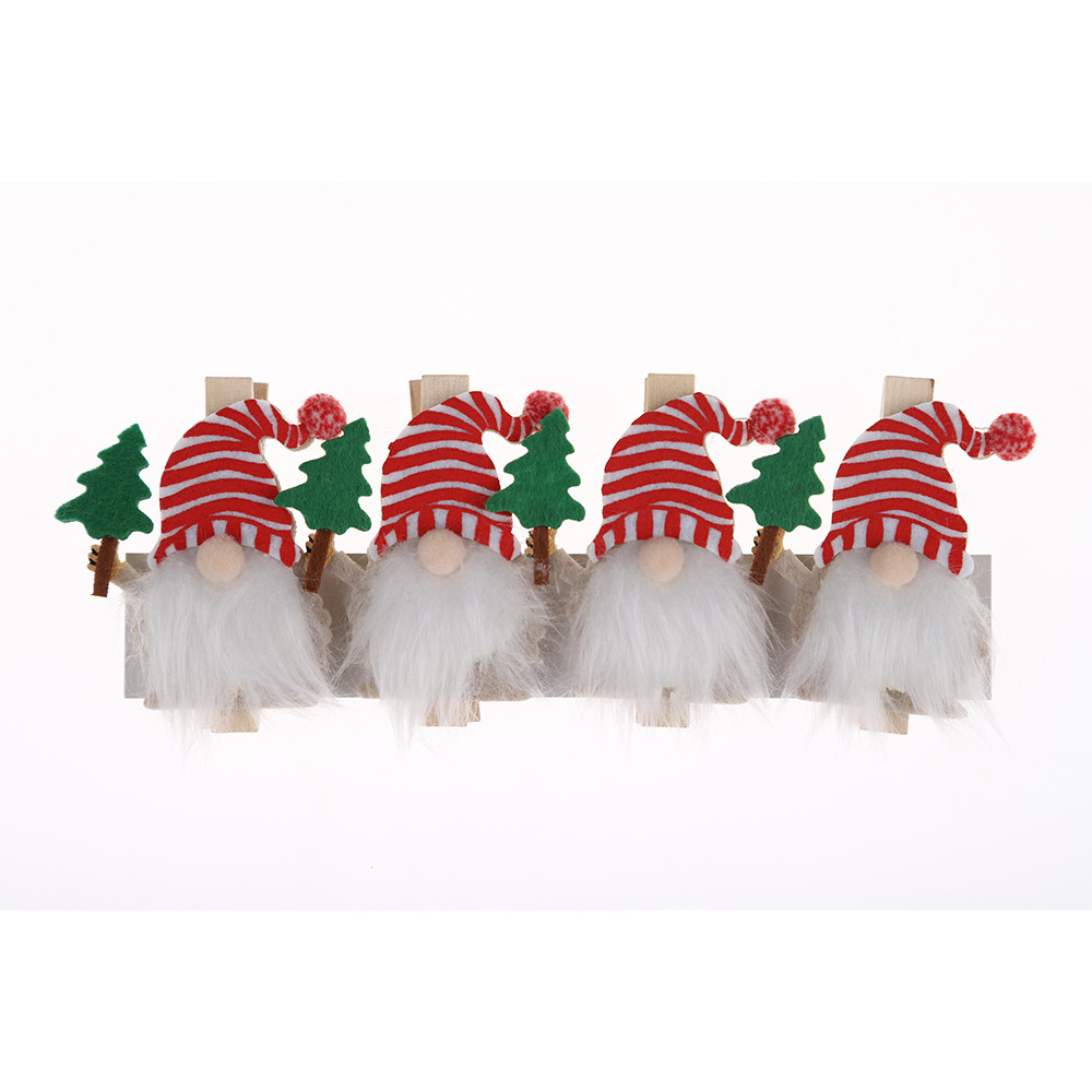 Top Quality Wholesale DIY Swedish Gnome Christmas Gift Wooden Clip Wholesale-Tangchen