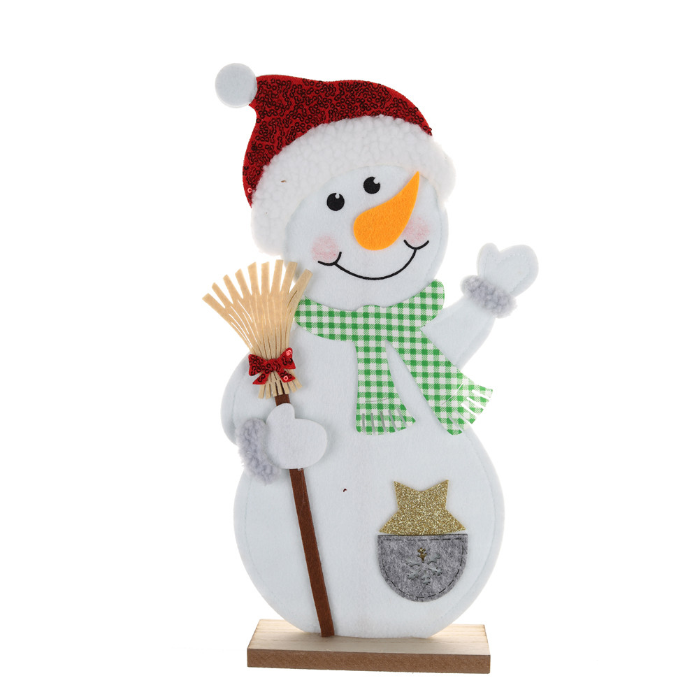 Christmas Standing Snowman Decoration Yard Garden Stake Indoor Outdoor Winter Holiday Xmas Decoration