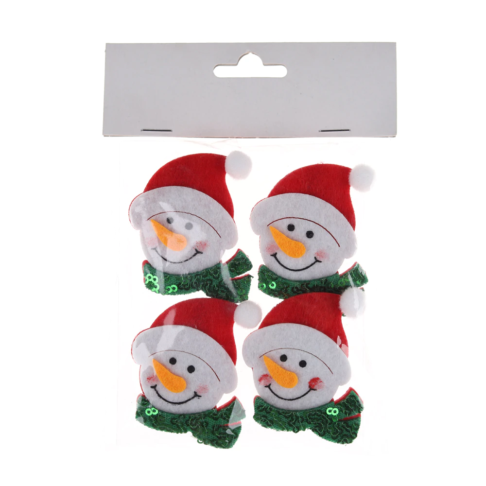 Best Quality Mini Christmas snowman clip Santa pegs Factory
