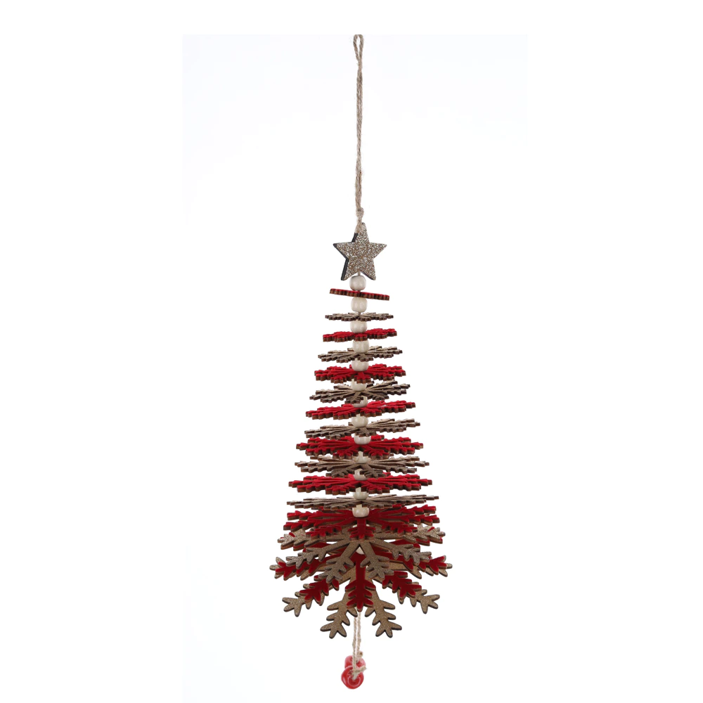 Factory Price Christmas tree hanging with star Wholesale-Tangchen