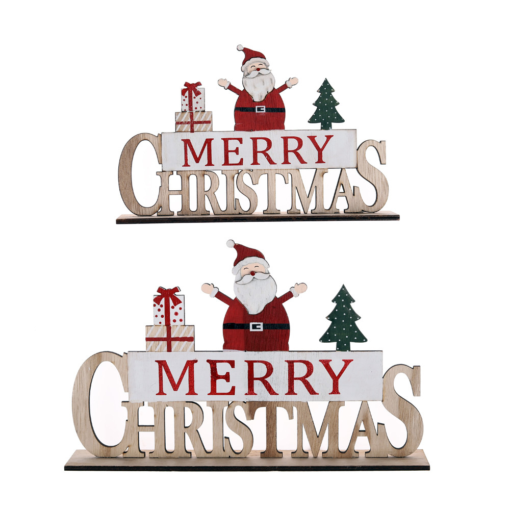 Factory Price Merry Christmas Santa Claus Home Table Window Decorations Wholesale-Tangchen