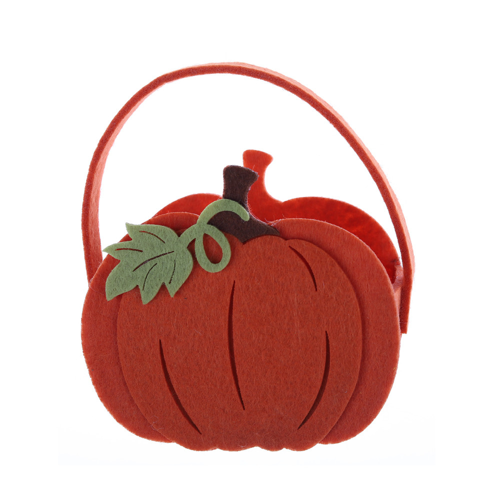 Custom Pumpkin Harvest Felt Gift Bags Harvest Decorations Factory From China