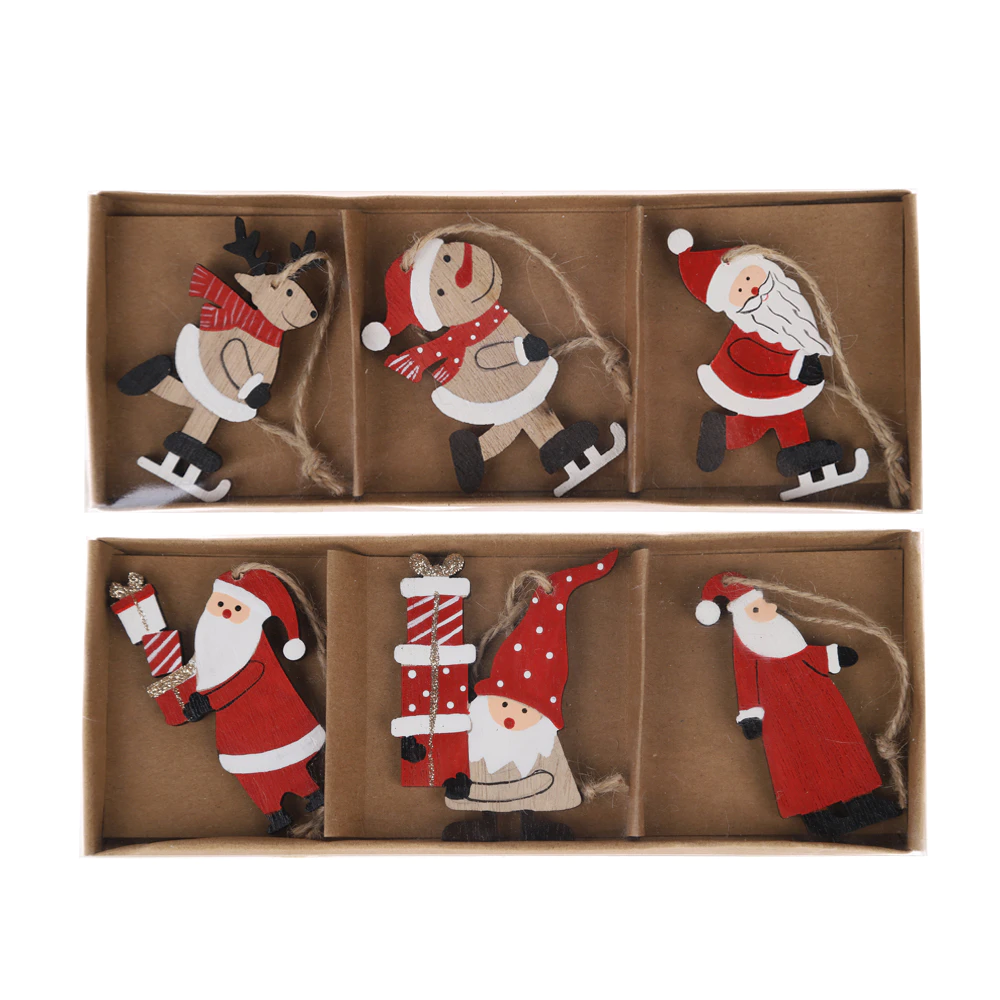 China Christmas Tree Decoration Set Santa Claus Xmas Party mini Pendant Customized-Tangchen