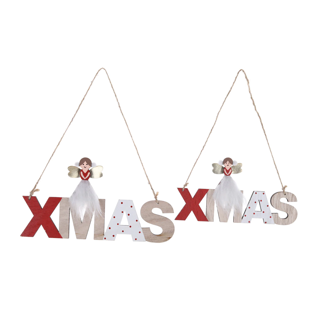Customized Xmas Home Party Door Sign Hanging From China