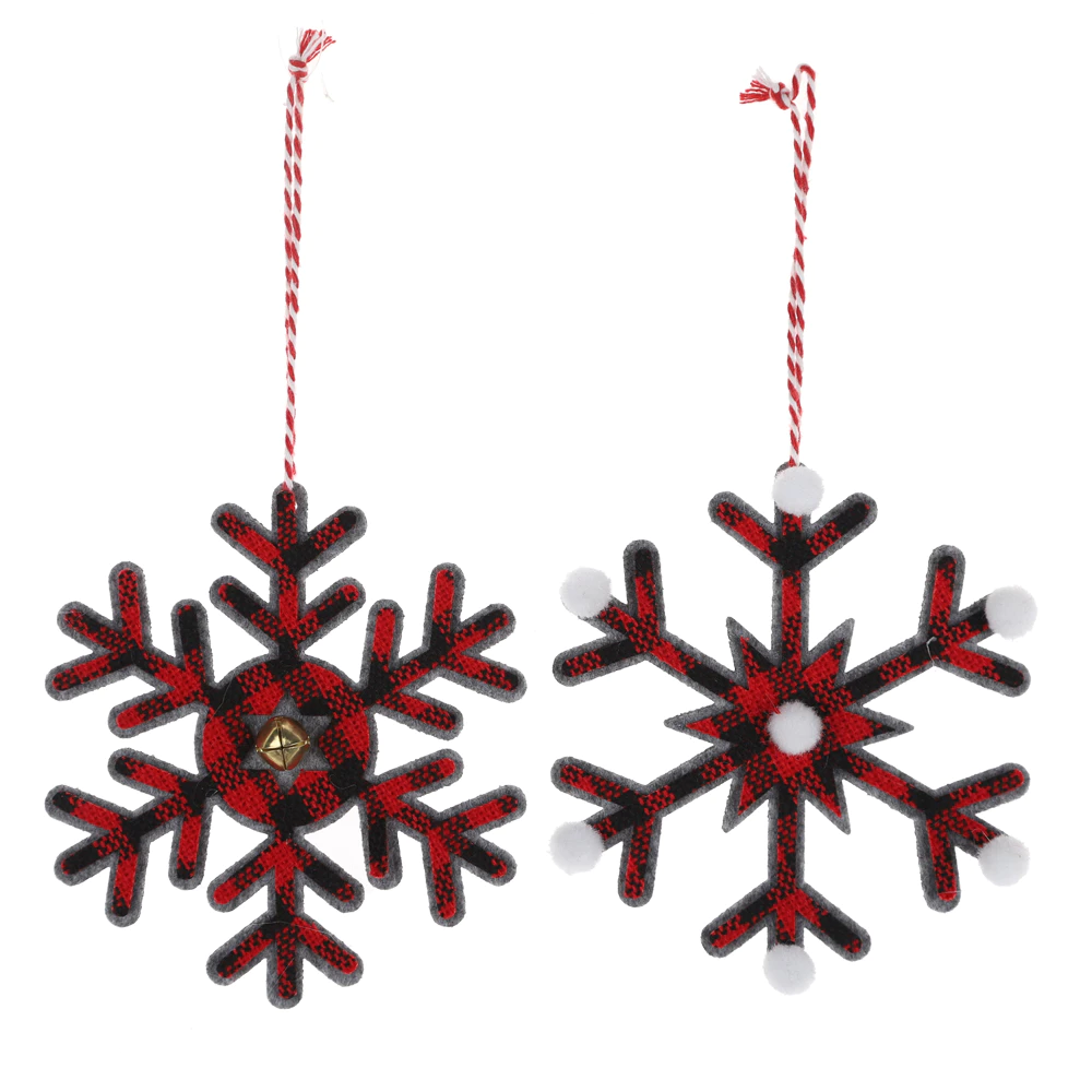 Wholesale Xmas Snowflake Hangiing Felt Snowflake Hanging Christmas Holiday Decor