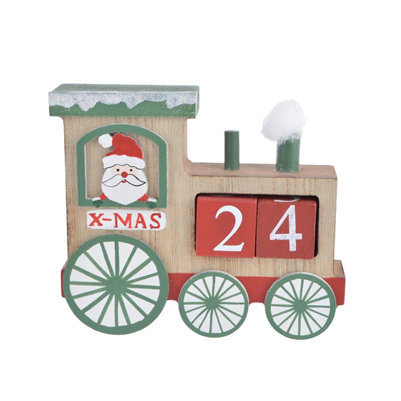 Advent Calendar Countdown to Christmas Gnome Christmas Wooden Countdown Advent Calendar Xmas Kids Gift Holiday Tabletop Decor