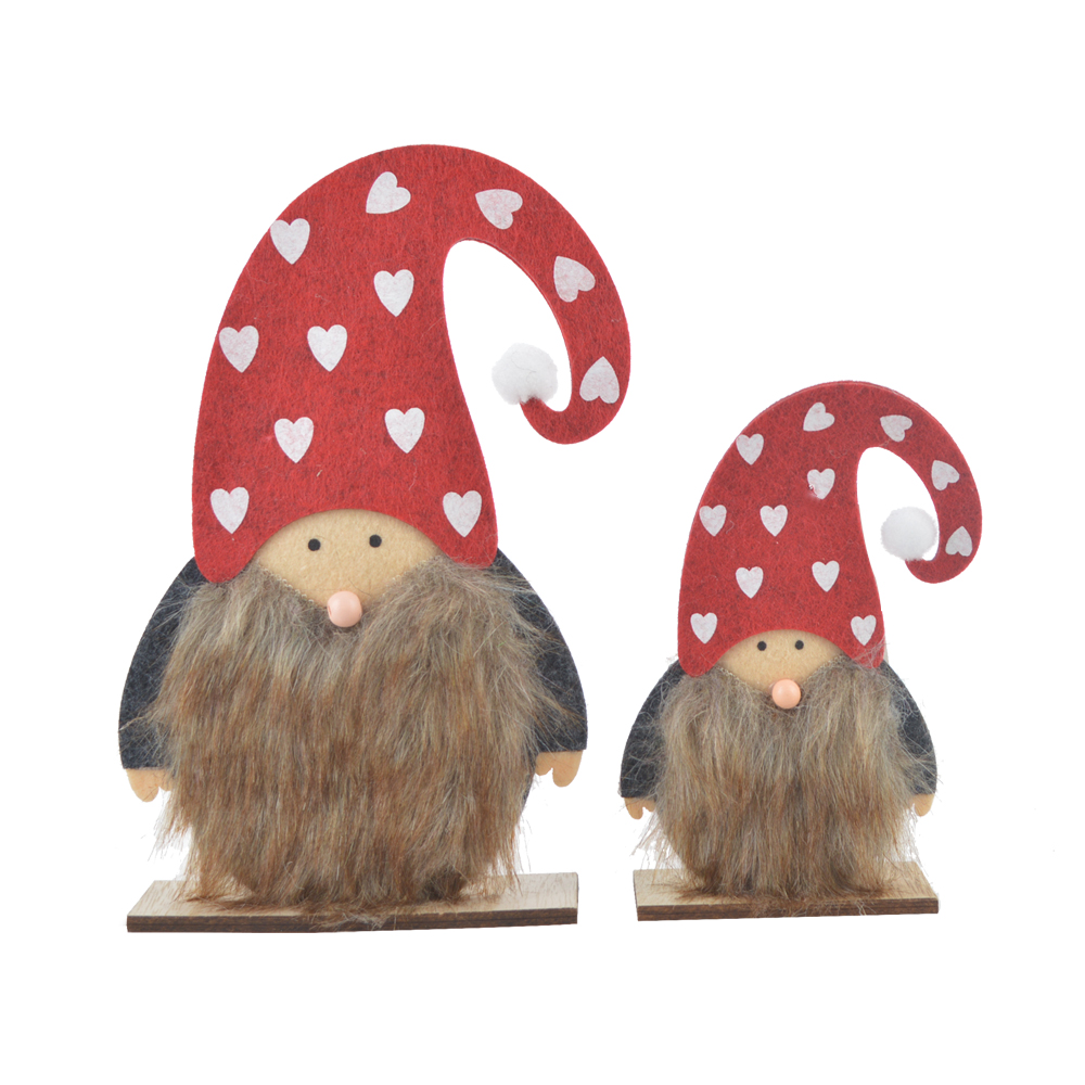Traditional Christmas Gnome Ornaments Felt Elf Decor Xmas Nordic Old Man Decor Festive Atmosphere Decor